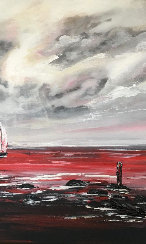 Past rocky shores by Marja Brown
