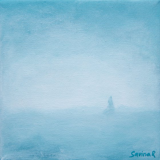 Set of three winter landscapes
