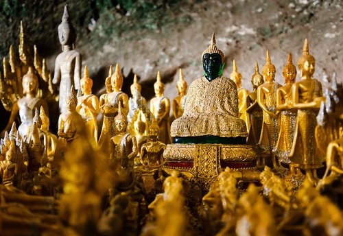 Pac Ou Cave Temple, Luang Prabang, Laos by Tom Hanslien