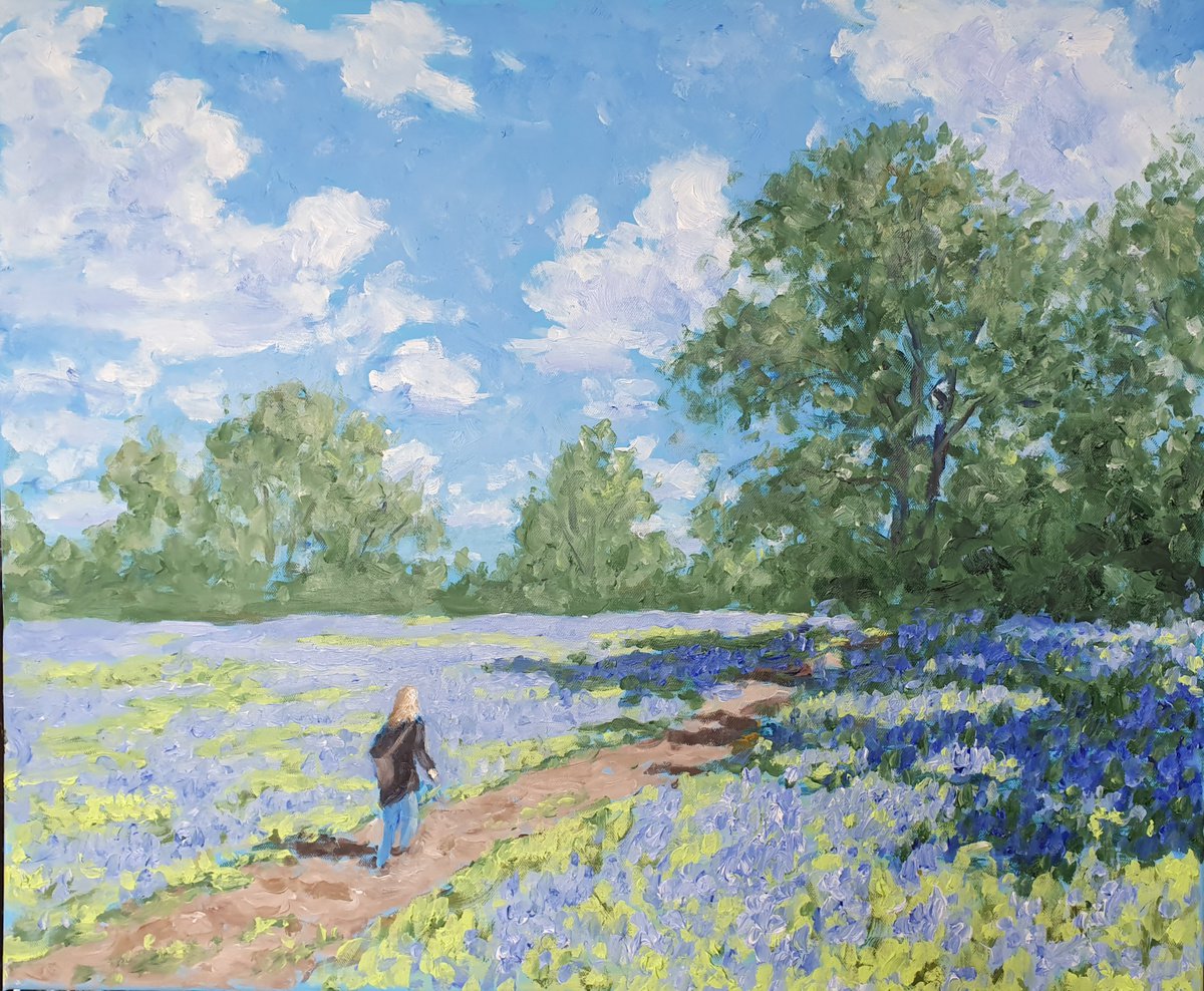 Bluebell walk #1 by Colin Ross Jack