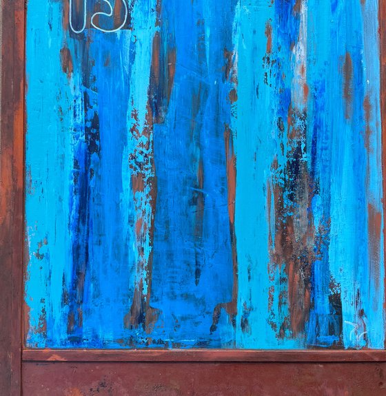 Rusty 13th door