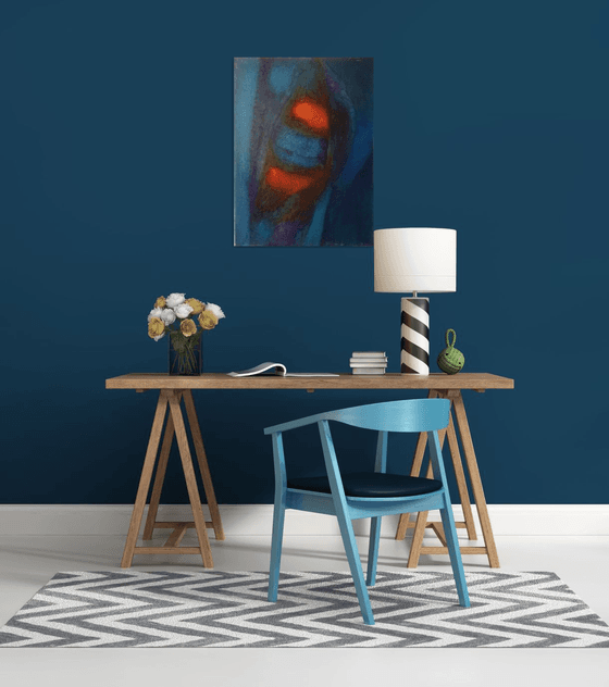 Tadpole, oil on canvas 54x73 cm