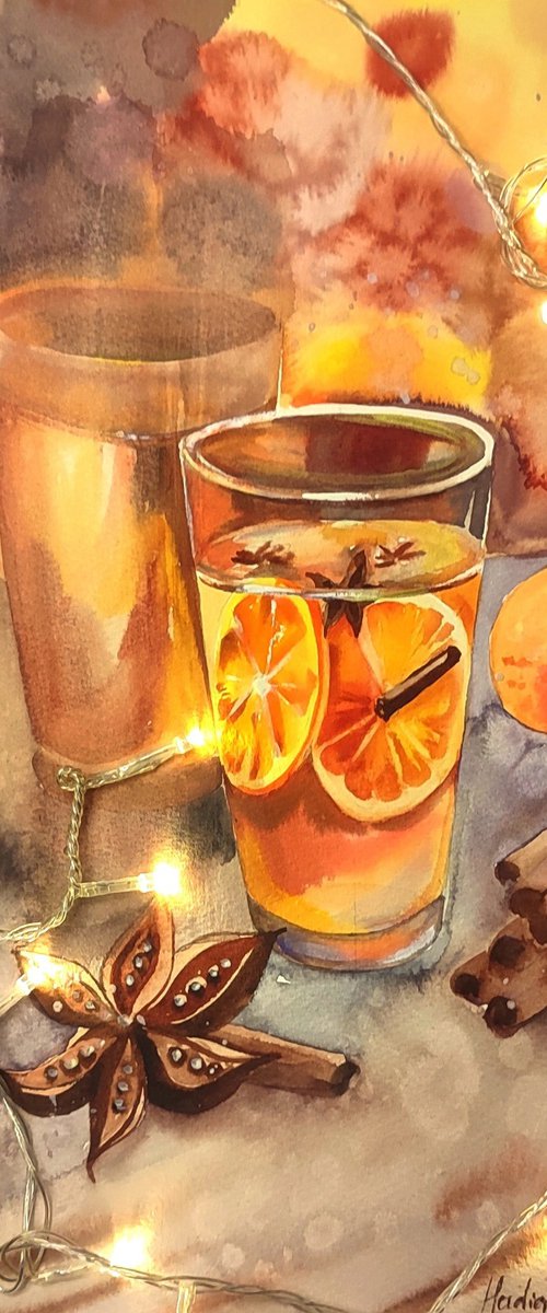 Mulled wine by Nadiia Dubei