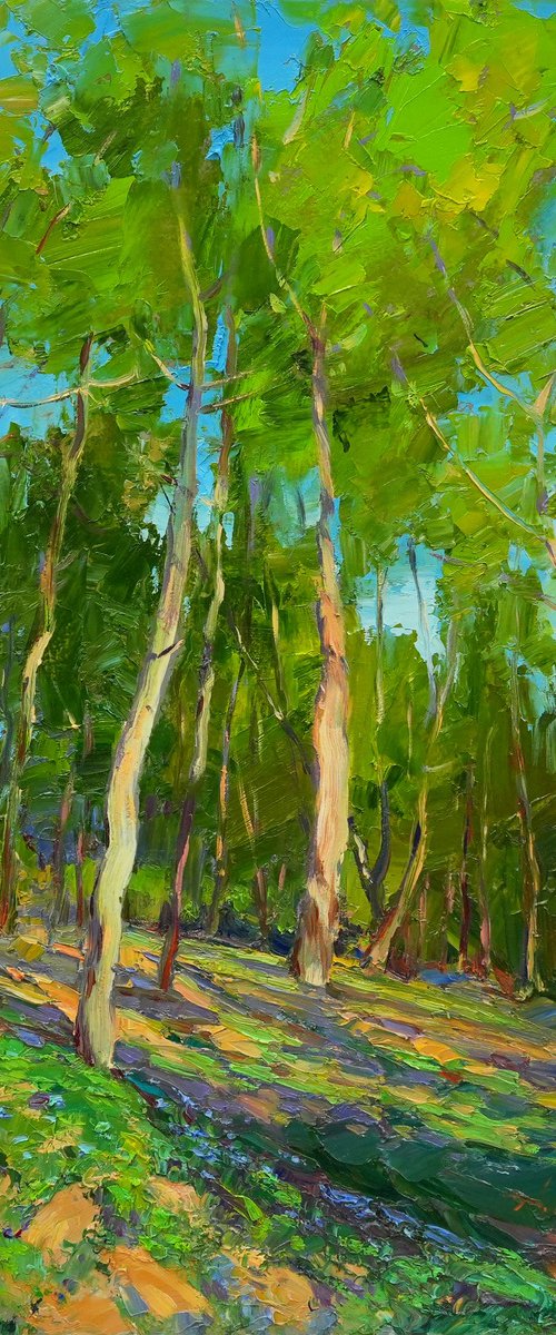 Spring forest by Alisa Onipchenko-Cherniakovska