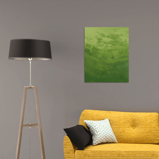 Olive Greens - Modern Green Abstract