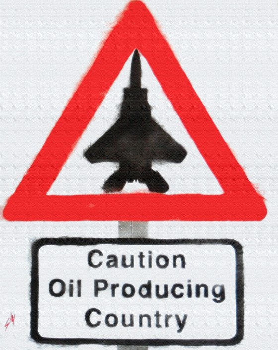 CAUTION (ON A BOX CANVAS).
