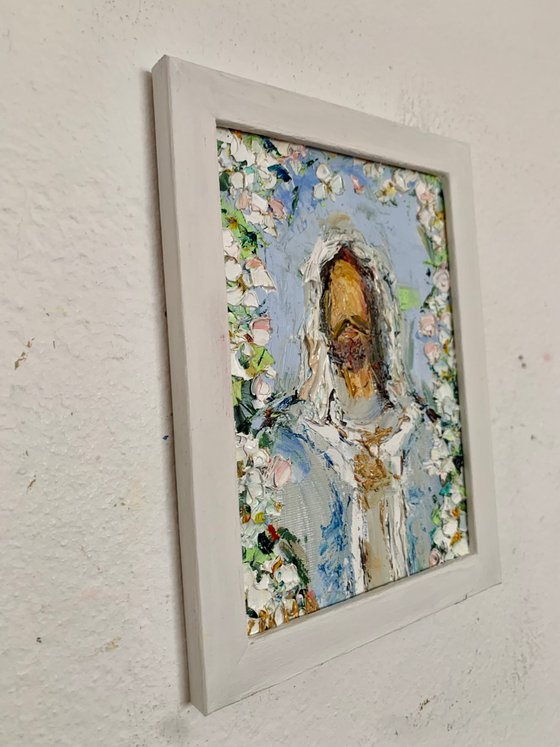 Miniature with flowers