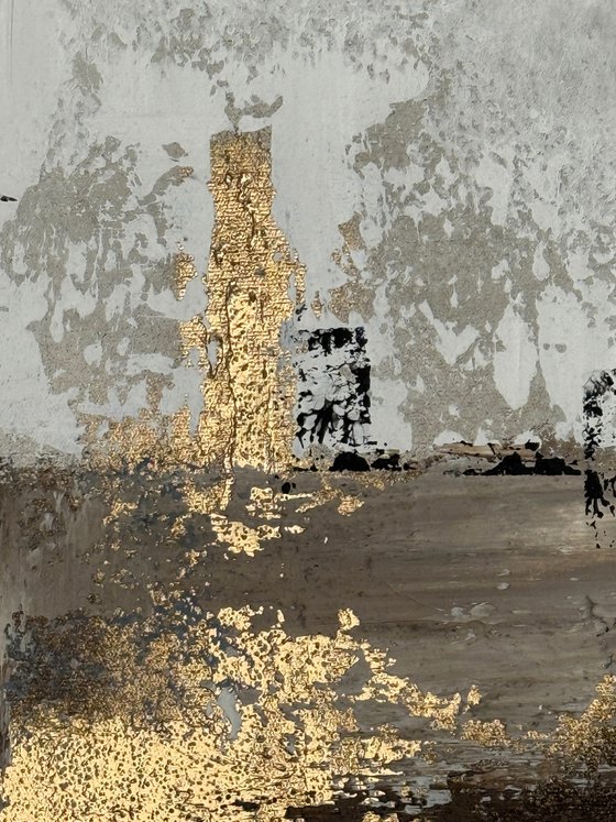 Golden Horizons: Fractured Light Diptych