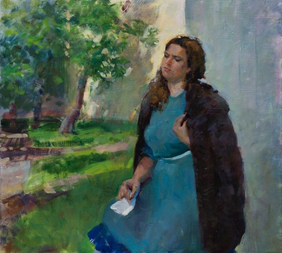 Shurochka - Original Portrait Oil Painting
