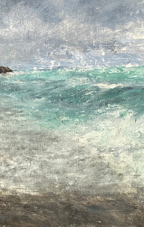 Huge Wave by Mazen Ghurbal