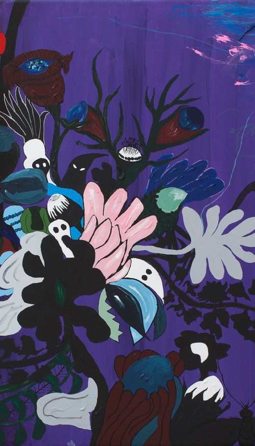 Reflections of a Purple Day by Heidi P