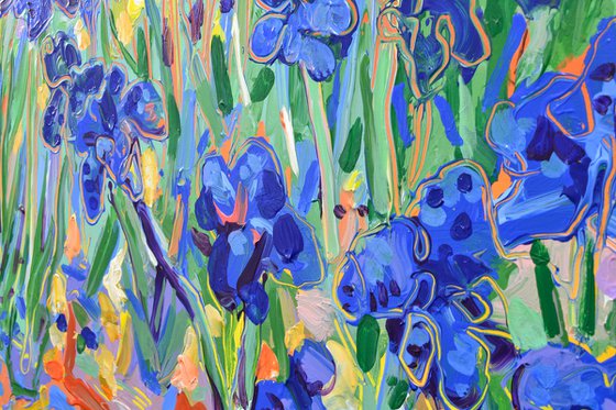 Vincent's Blue Irises