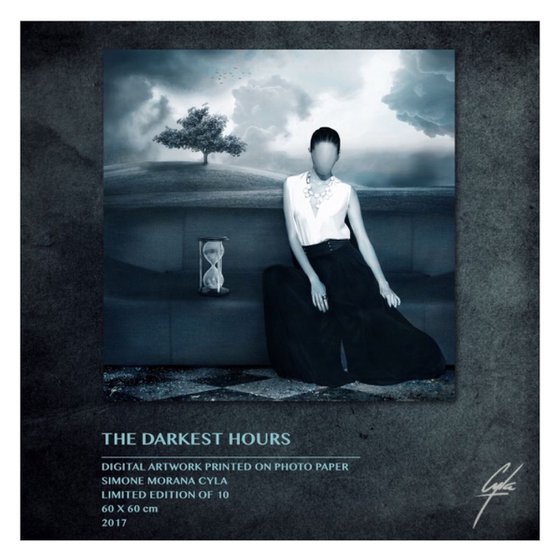 THE DARKEST HOURS | 2017 | DIGITAL ARTWORK PRINTED ON PHOTOGRAPHIC PAPER | HIGH QUALITY | LIMITED EDITION OF 10 | SIMONE MORANA CYLA | 60 X 60 CM