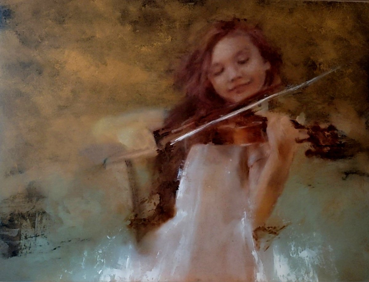 Melody of a White Morning by Yuliia Kyrsanova