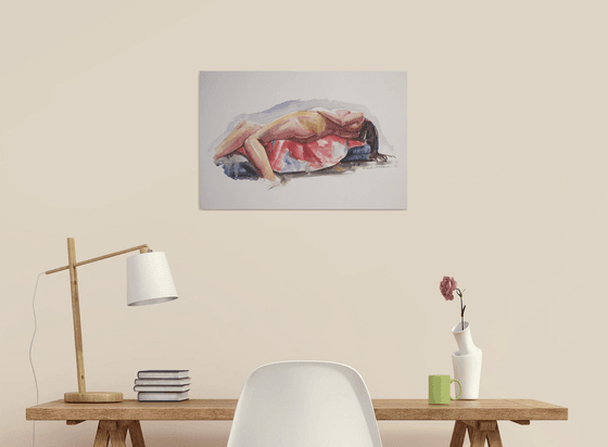 reclining female nude