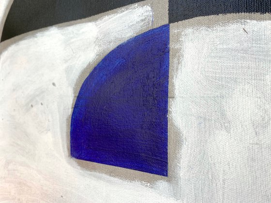 Blue and White Painting