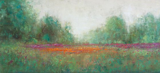 Early Spring Morning 20x44 inches