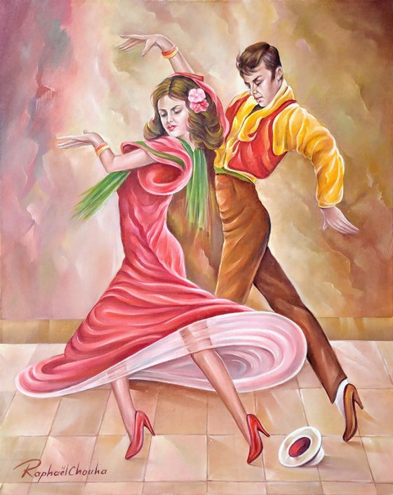 Tango couple dance
