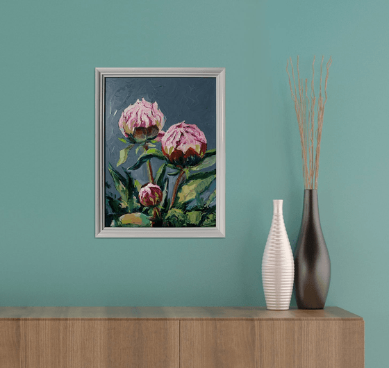 Pink peonies.