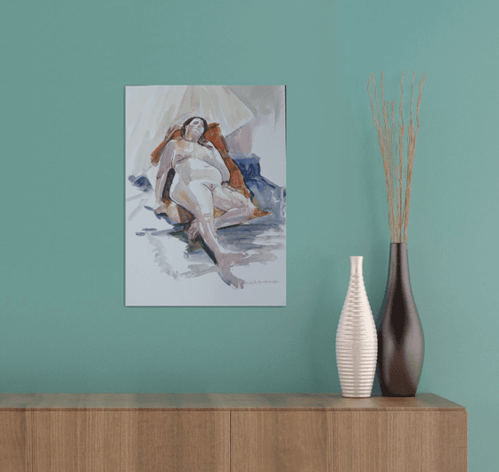 Reclining female nude