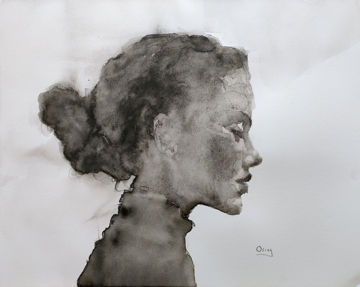 Impressionistic Watercolour , Silence By Oscar Alvarez Pardo, 20 X 16, Artwork For Sale On Artfinder