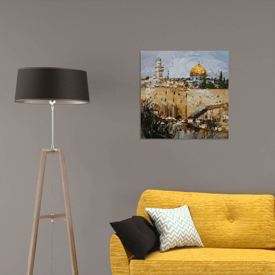 Western Wall and Dome of the Rock in Jerusalem, Israel