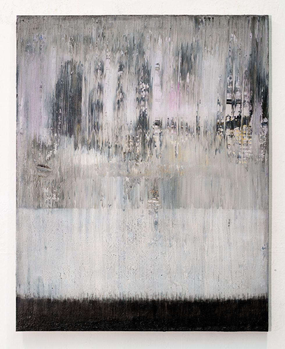 Abstract Acrylic Painting By Radek Smach, 31 X 39", Rp372, Original Artwork