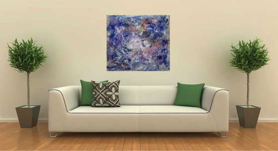 Medusa -01- (n.384) - 100,00 x 90,00 x 2,50 cm - ready to hang - acrylic painting on stretched canvas