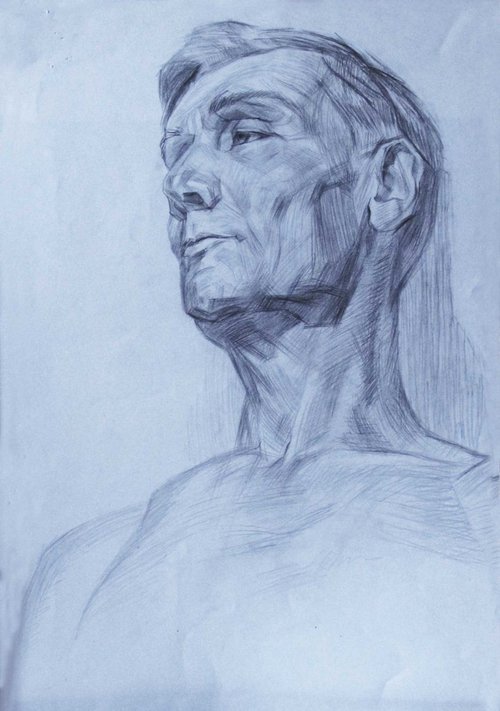Male portrait by Kateryna Bortsova