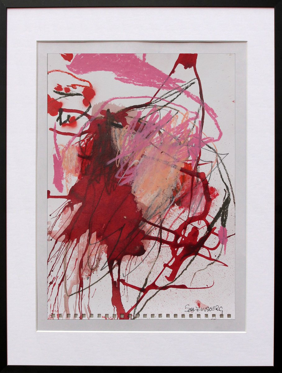 Abstract Painting By Daniela Schweinsberg, 12 X 16, Studio Conversations #35, Original Artwork