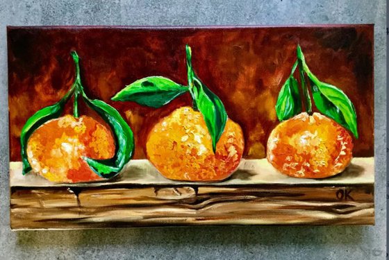 Still life with Oranges #4