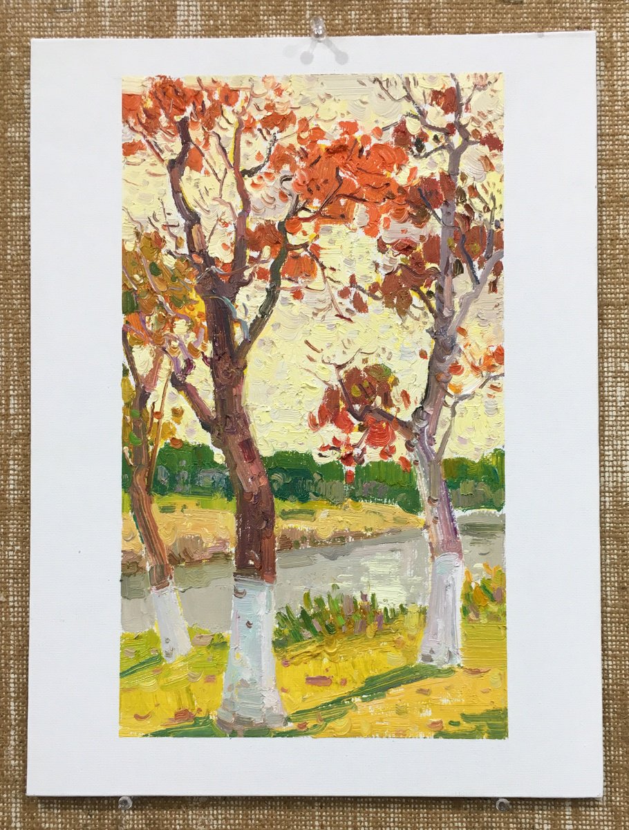 Landscape 262 By Jianzhe Chon, 12 X 16, Artwork For Sale On Artfinder