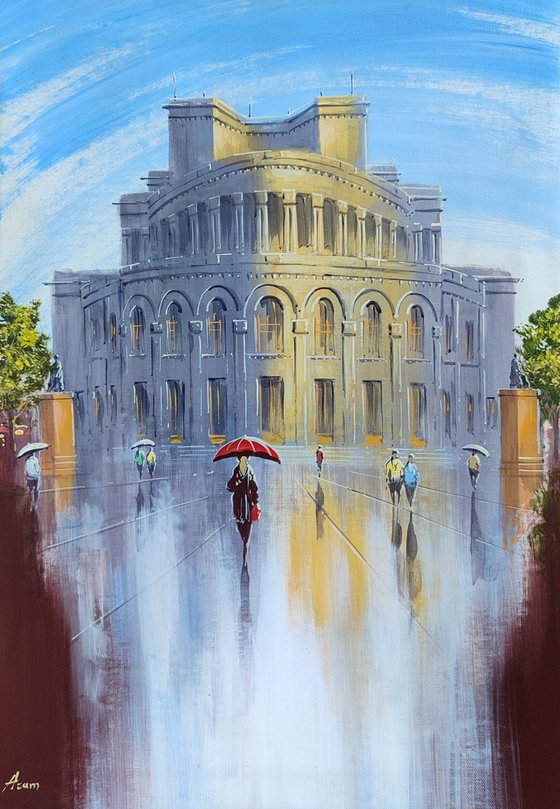Opera Square in the Rain