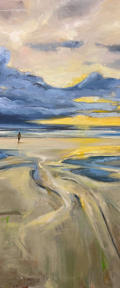 Stormy sky over The North Sea by Romuald Mulk Musiolik