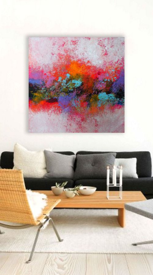 Contemporary art, original acrylic abstract painting / Unique painting by Alex Senchenko /Ready to hang /  Episode 23 by Alex Senchenko