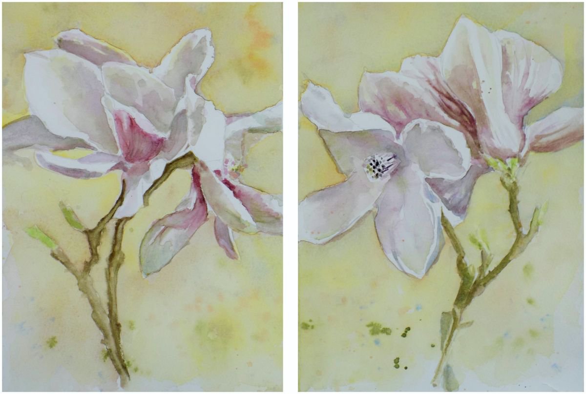 Sunny flowers by Ninni watercolors