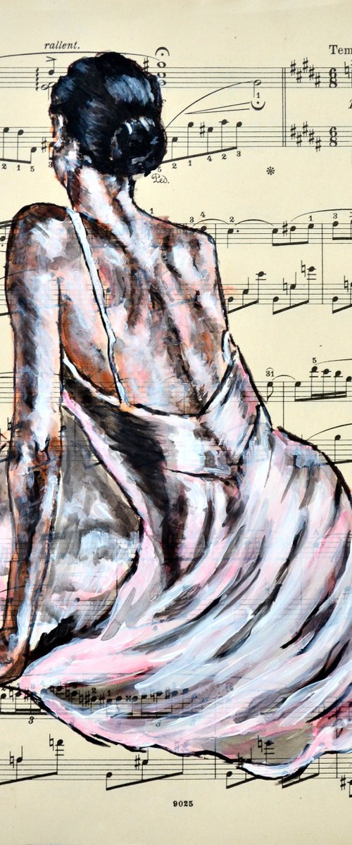 Ballerina III- Music Page by Misty Lady - M. Nierobisz