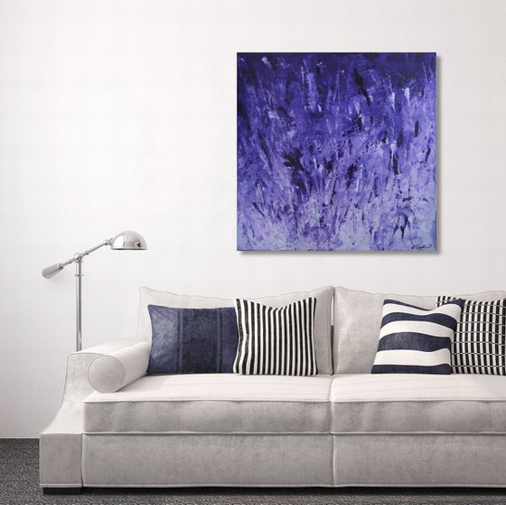 Purple Is The New Orange (80 x 80 cm) XL (32 x 32 inches)