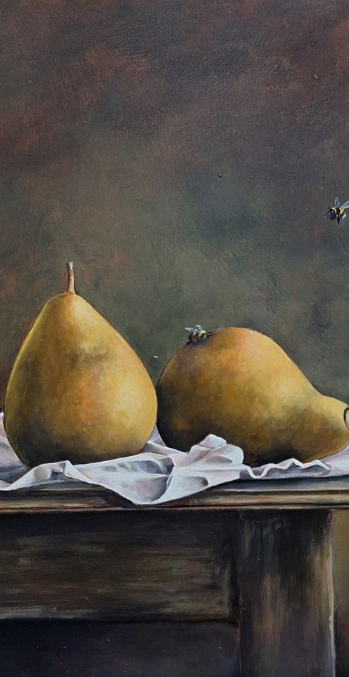 Still Life With Pears by Natalia Langenberg