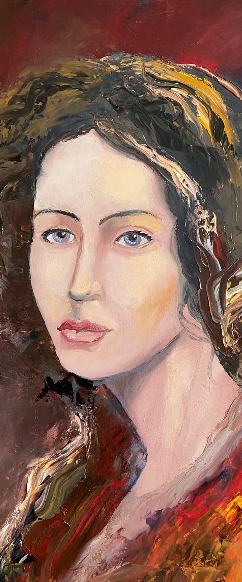 Portrait of a girl by Dolgor Dugarova
