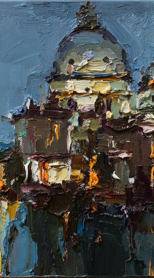 Venice Italy - Original Oil Painting by Anastasiia Valiulina