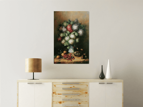 Still Live Floral Fruits