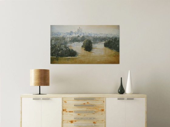 Pogled na ušće - zeleno i zlatno