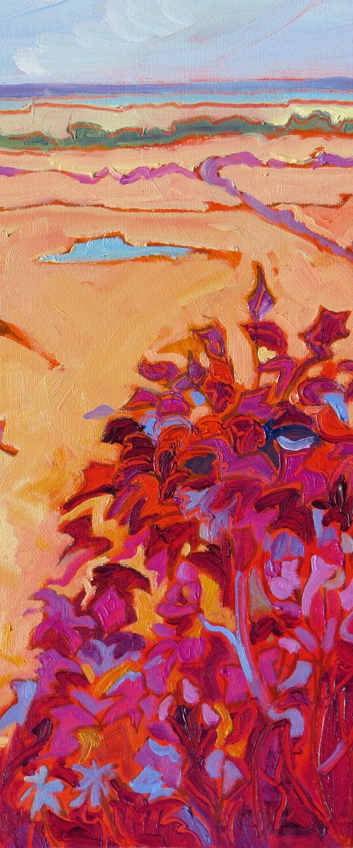Coastal Landscape - Blakeney No 3 by Mary Kemp