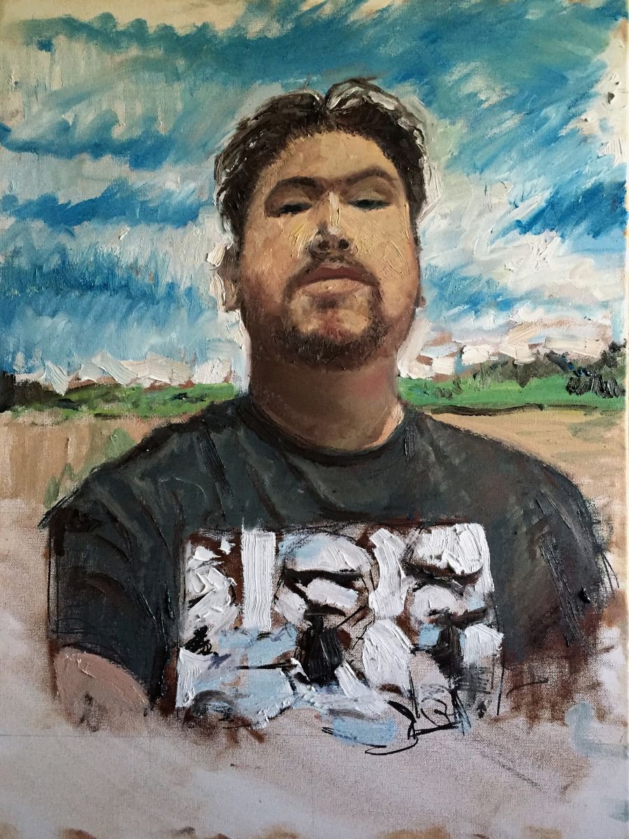 Self Portrait age 33 by Zeke Garcia