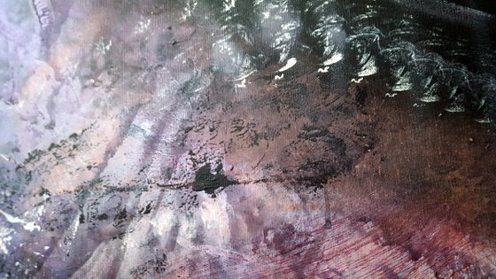 DARKSCAPE CREATOR ENERGY TRACES LARGE PAINTING BY O KLOSKA