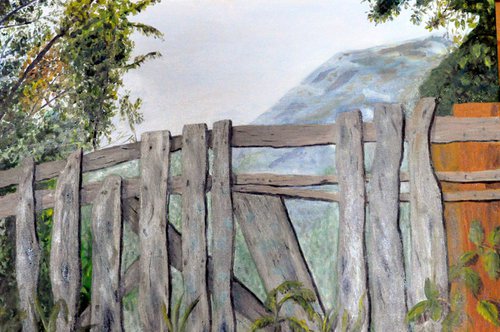 Old fence by Asher Topel