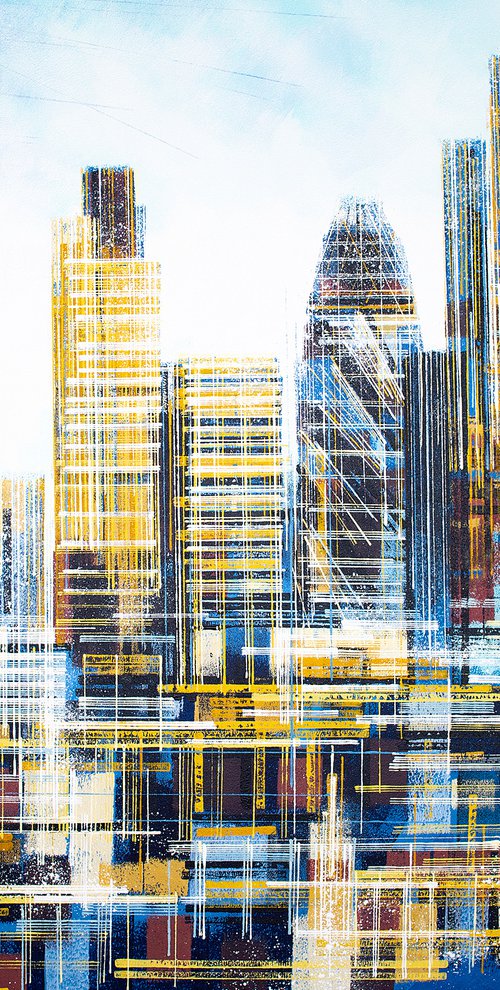 London Skyline In Summer by Marc Todd