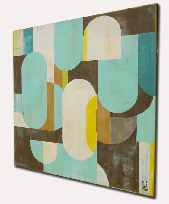 Traffic Turquoise & Brown