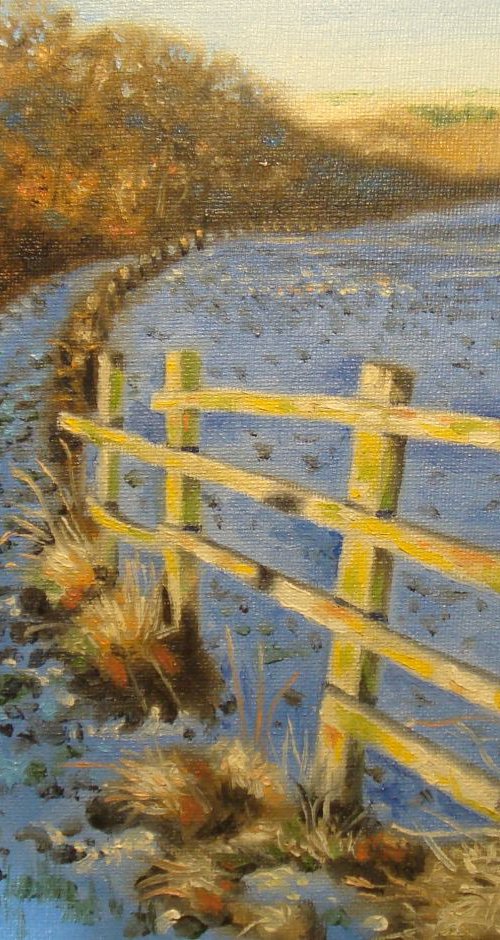 Early December morning with crows - SOLD by Michael Mullen